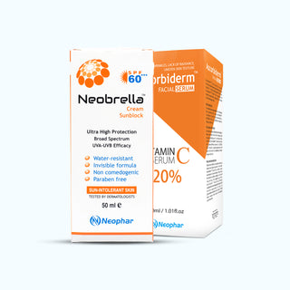 Ascorbiderm Vitamin C Serum + Neobrella Sunblock Discount Bundle