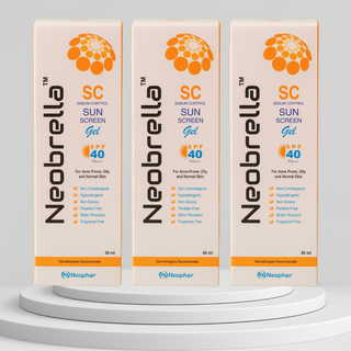Neobrella SC (Sebum control gel) (SPF 40 and PA +++)